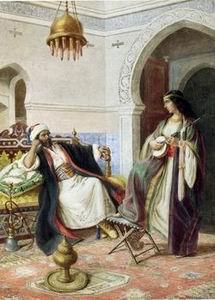 unknow artist Arab or Arabic people and life. Orientalism oil paintings 127 Spain oil painting art